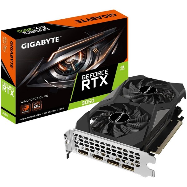 VGA GIGABYTE RTX 3050 6GB WINDFORCE OC V2