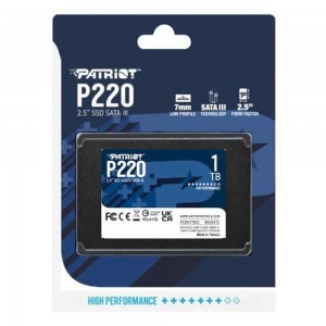 SSD PATRIOT P220 1TB 2.5'' SATA3