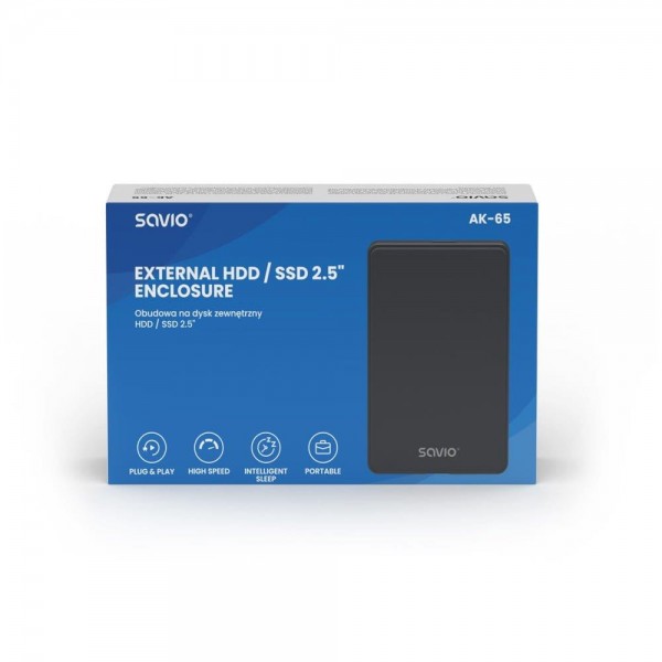 EX CASE HDD-SSD SAVIO AK-65 USB3