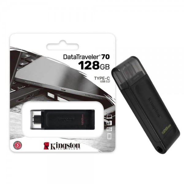 USB RAM KINGSTON 128GB DT70 USB-C 3.2 USB RAM KINGSTON 128GB DT70 USB-C 3.2