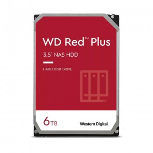 HDD WD 6TB RED PLUS 3.5'' SATA3 256 CACHE