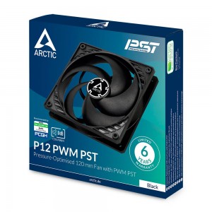 FAN ARCTIC 120mm P12 PWM PST BLACK