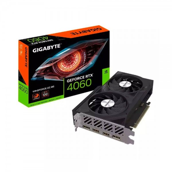 VGA GIGABYTE RTX 4060 8GB WINDFORCE OC