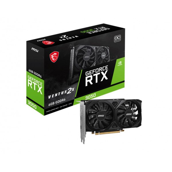 VGA MSI RTX 3050 6GB VENTUS 2X E OC