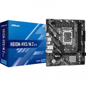 MBOARD ASROCK H-610M-HVS M.2 R2.0 s1700 MBOARD ASROCK H-610M-HVS M.2 R2.0 s1700