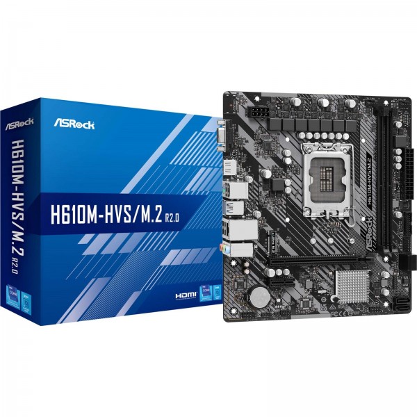 MBOARD ASROCK H-610M-HVS M.2 R2.0 s1700 MBOARD ASROCK H-610M-HVS M.2 R2.0 s1700