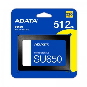 SSD ADATA 512GB SU650 ULTIMATE 2.5'' 3D SSD ADATA 512GB SU650 ULTIMATE 2.5'' 3D