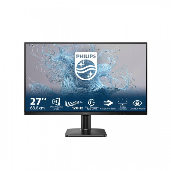 MONITOR PHILIPS 27'' FHD IPS BLACK