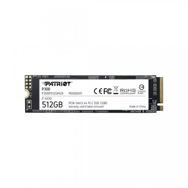 SSD M.2 PATRIOT 512GB P300 PCIe 3 NVMe