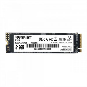 SSD M.2 PATRIOT 512GB P320 PCIe NVMe