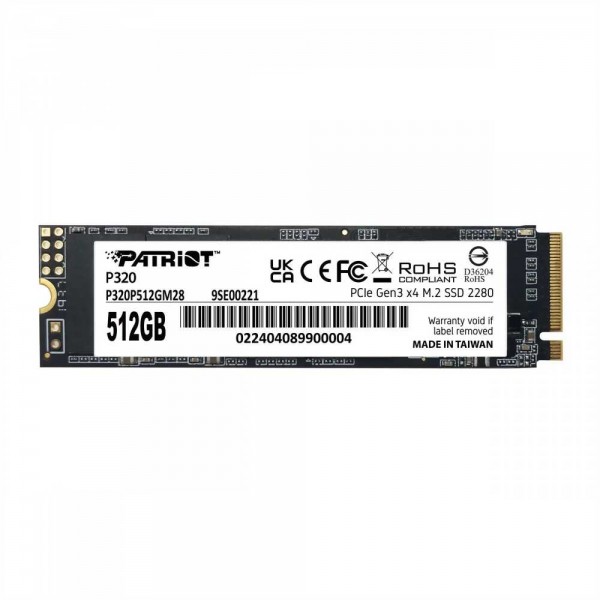 SSD M.2 PATRIOT 512GB P320 PCIe NVMe