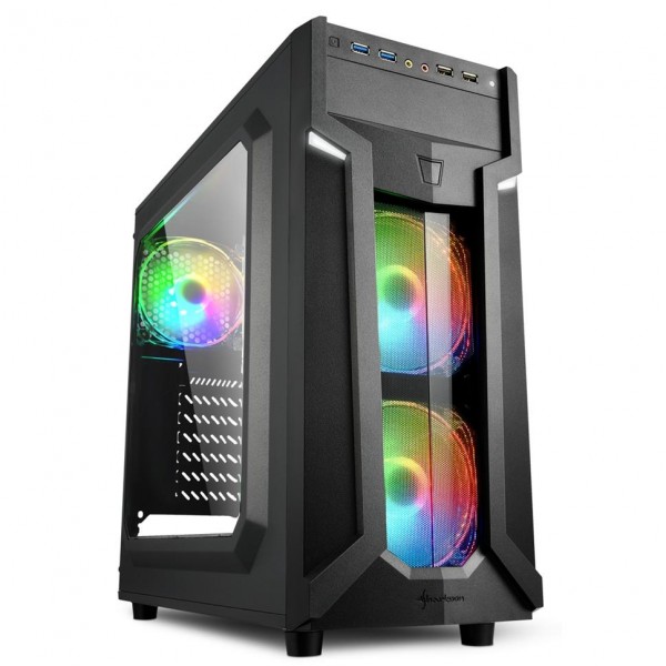 PC CASE SHARKOON VG6-W RGB