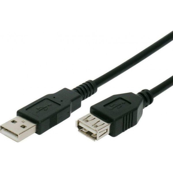 CABLE USB 2.0  AMale-AFem 3m