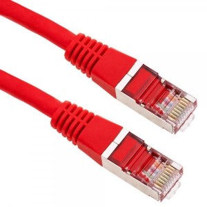 CABLE FTP Cat6e  RED 1m