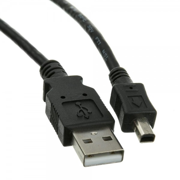 CABLE USB 2.0 AMale-USB Male mini 4pin 1.8m