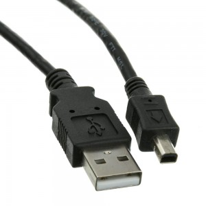 CABLE USB 2.0  AMale-Male mini 4pin 1.8m