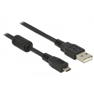 CABLE USB 2.0 AMale-BMale Micro 1m
