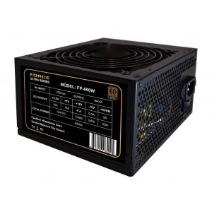 PSU FORCE ULTRA 650W 12'' FAN PCIe 80+ BRONZE