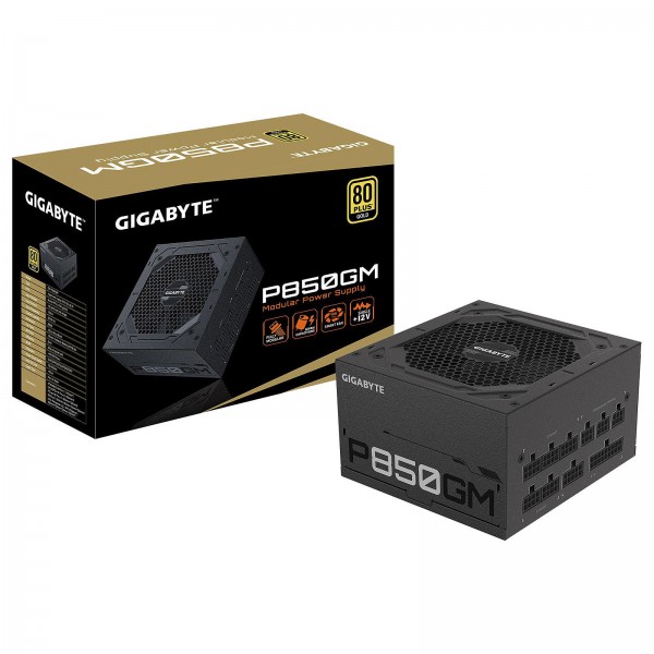 PSU GIGABYTE 850W GP-P850GM  80+ GOLD MODULAR