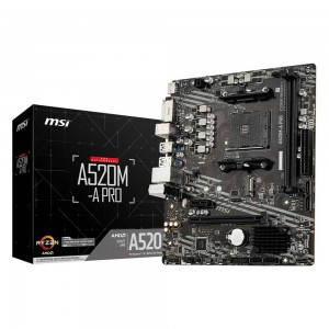 MBOARD MSI A520M-A PRO AM4 mATX