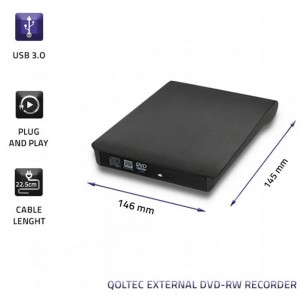 EXT DVD-RW QOLTEC USB3