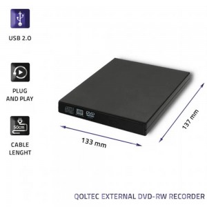EXT DVD-RW QOLTEC USB2