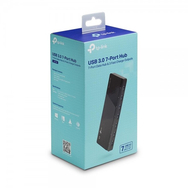 HUB TP-LINK UH700 7 PORT USB 3.0 BLACK