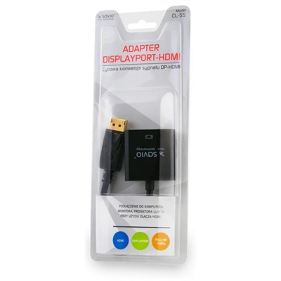 ADAPTER DISPLAY PORT Male - HDMI Female 20cm