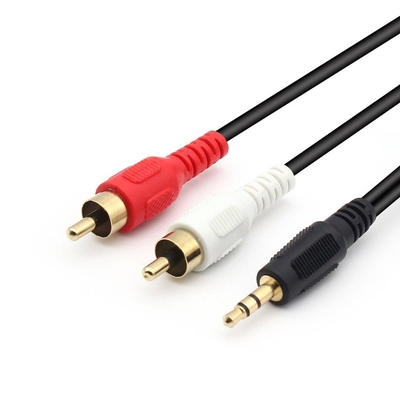 CABLE HQ AUDIO STEREO 3,5mm Male-2 x RCA Male 2.5m