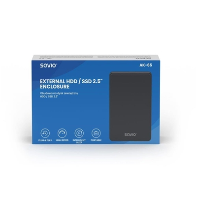EX CASE HDD-SSD SAVIO AK-65 USB3