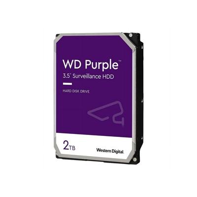 HDD WD 2TB PURPLE 3.5'' SATA3 256MB WD23PURZ
