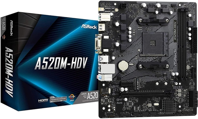 MBOARD ASROCK A520M HDV AM4 DDR4