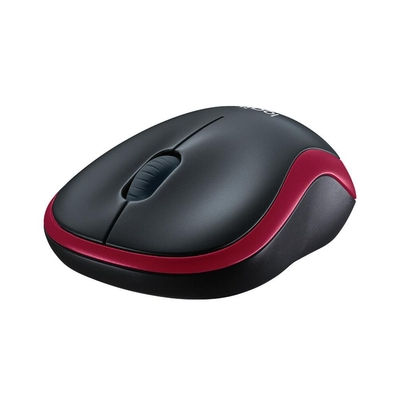 MOUSE LOGITECH M185 WIRELESS RED
