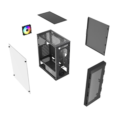 PC CASE SC PS-195-10M MIDI ATX