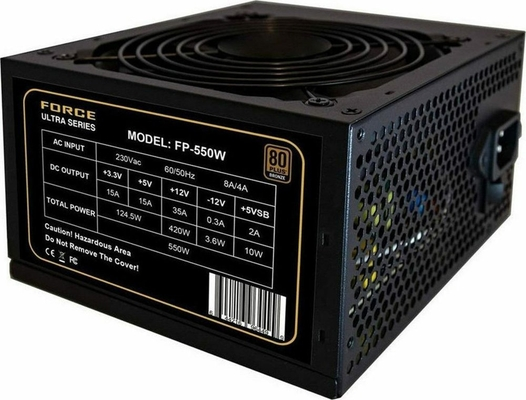 PSU FORCE ULTRA 550W 12'' FAN PCIE 80+ BRONZE