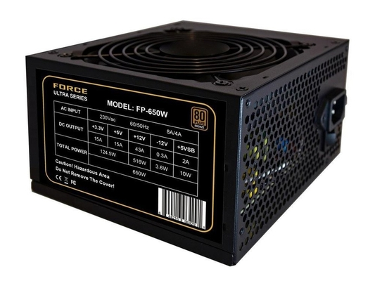 PSU FORCE ULTRA 650W 12'' FAN PCIe 80+ BRONZE