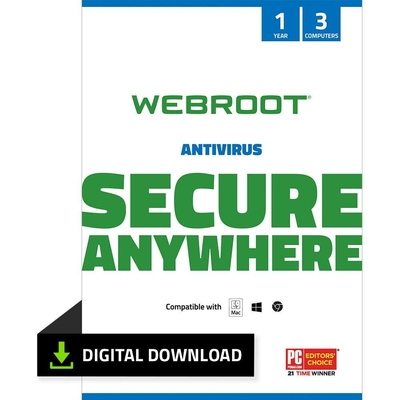 SB WEBROOT ANTIVIRUS 1 SN 3 DEVICES 1YR