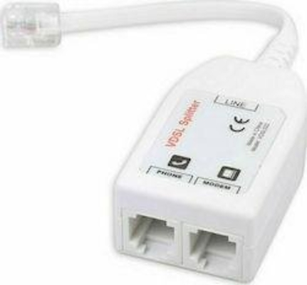 SPLITTER & FILTER VDSL - PSTN  2 σε 1